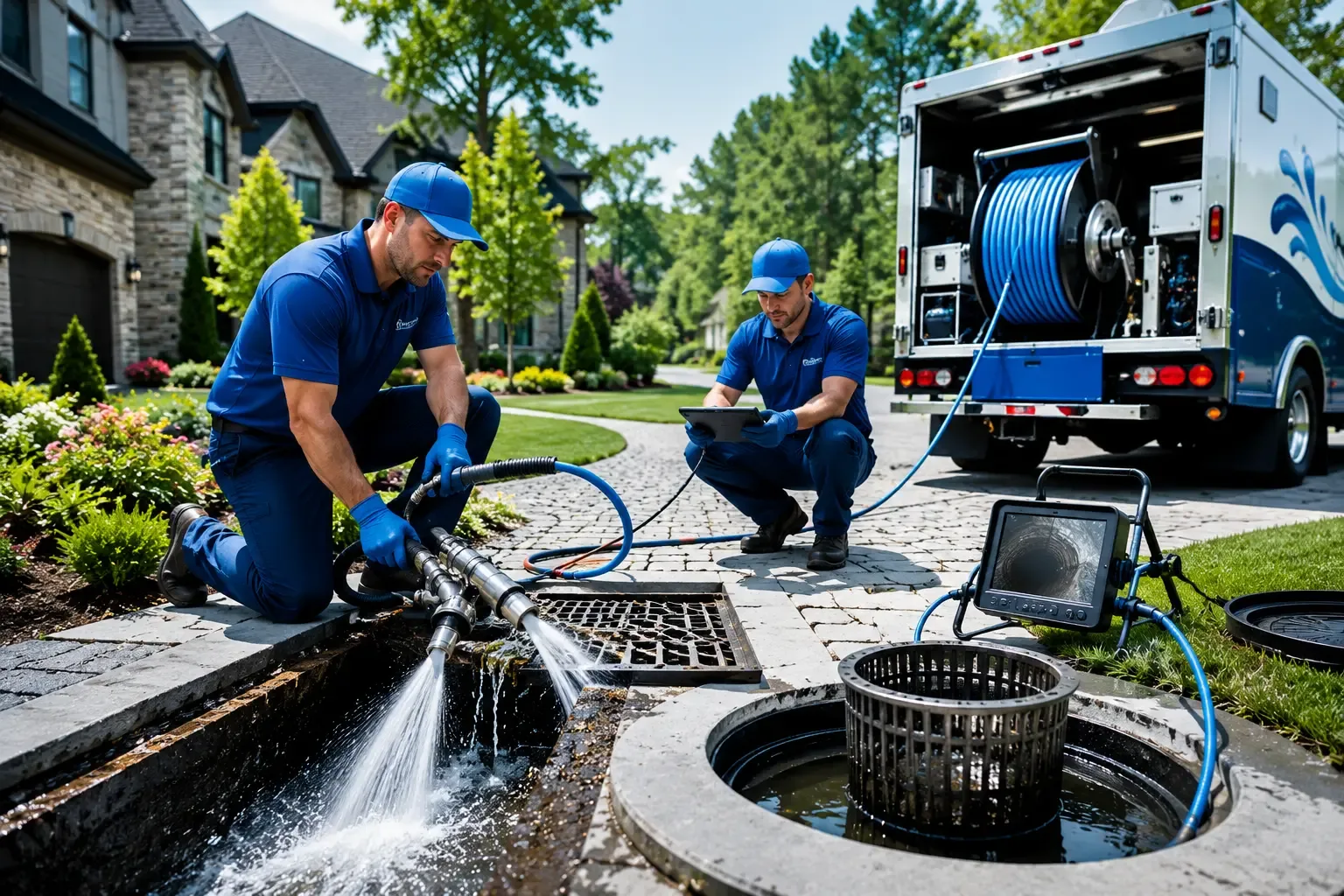 Local outdoor drain cleaning professionals in Brighton, IA