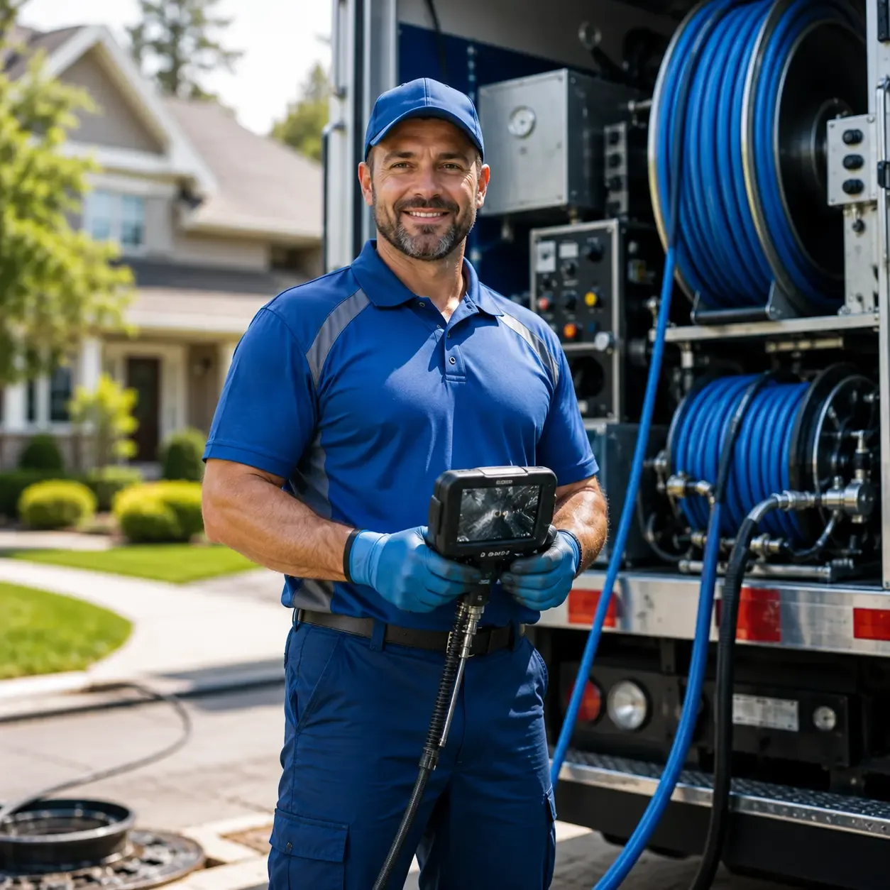 Local outdoor drain cleaning specialists in Brighton, IA